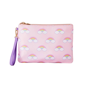 Stoney Clover Lane pink rainbow pouch